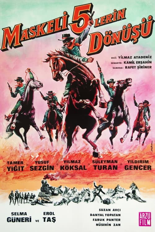 The Return of the Masked Five (1968) poster
