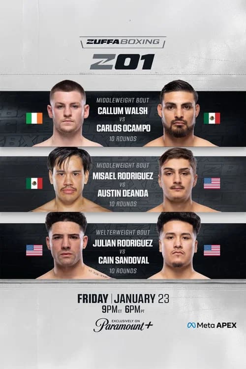 Zuffa Boxing 01 poster