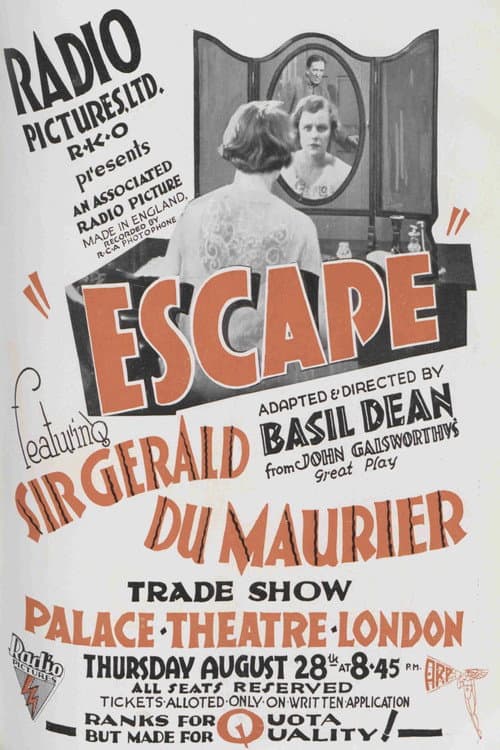 Escape! (1930) poster