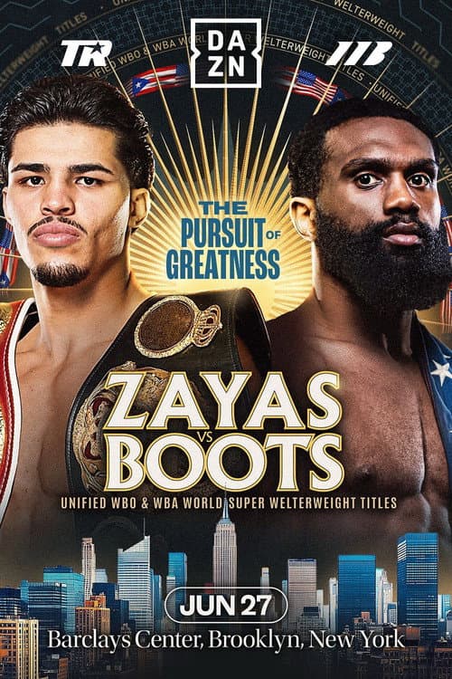 Xander Zayas vs. Jaron Ennis poster