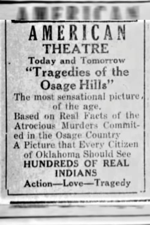Tragedies of the Osage Hills poster