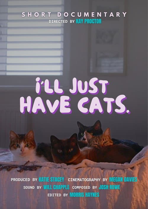 I'll just have cats poster
