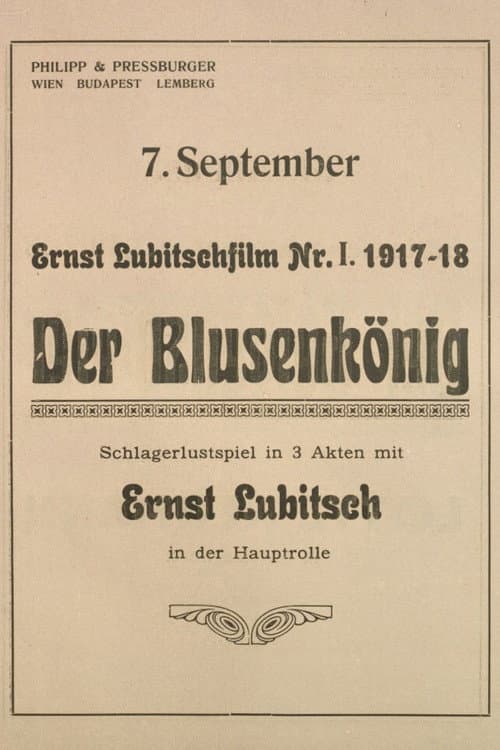 Der Blusenkönig (1917) poster