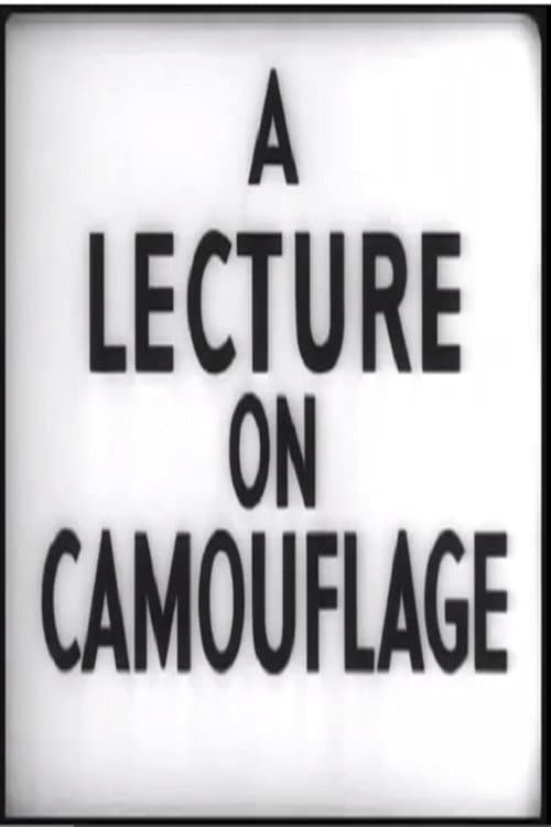 A Lecture on Camouflage (1944) poster