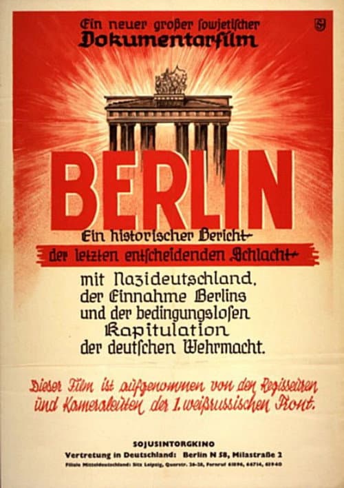 The Fall of Berlin (1945) poster