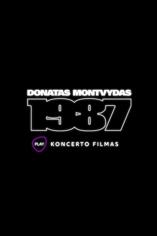 Donatas Montvydas. 1987. Concert Film poster