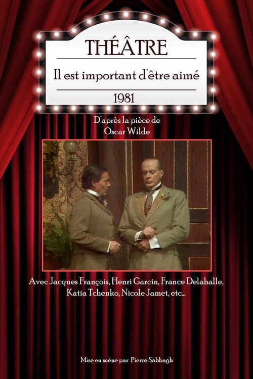 Il est important d'être aimé poster