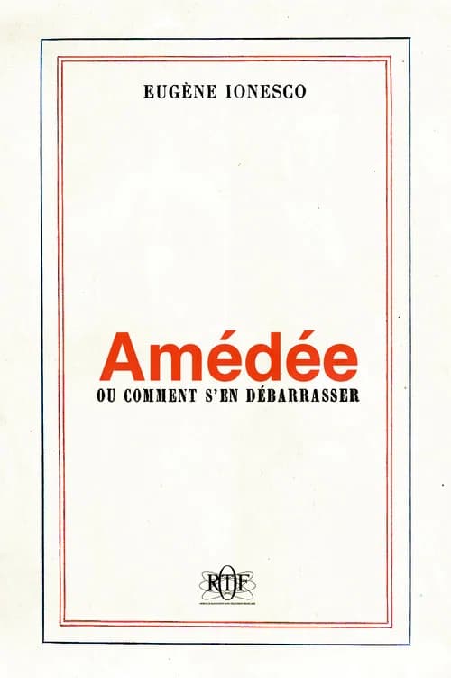 Amédée ou comment s'en débarrasser poster