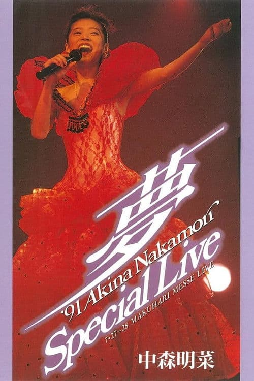 -Dream- ‘91 Akina Nakamori Special Live poster