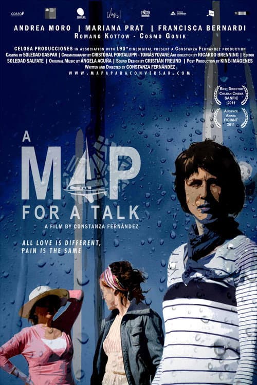 A Map for a Talk (2012) poster