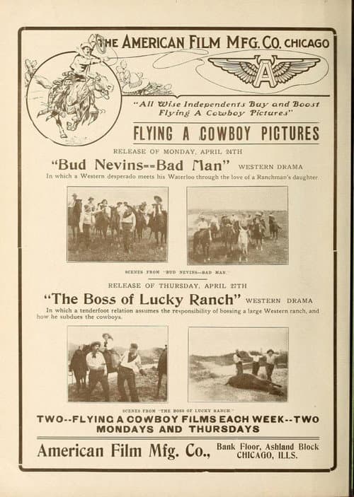 The Boss of Lucky Ranch (1911) poster