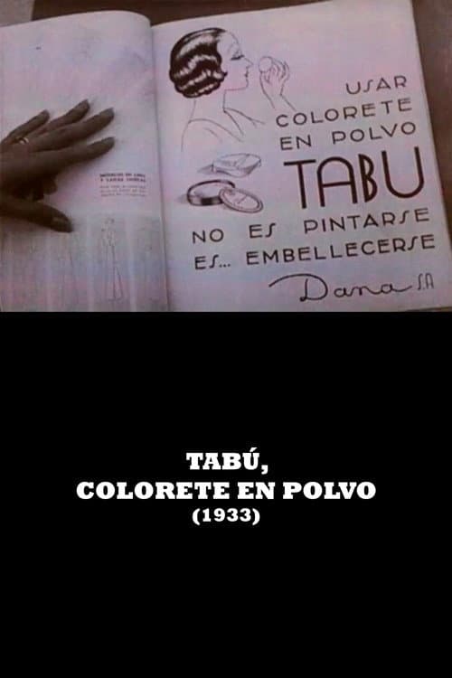 Tabú Powder Blush commercial poster