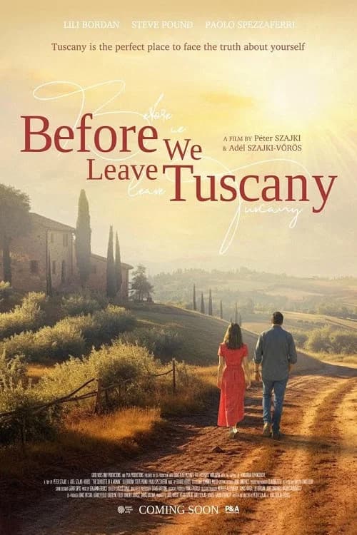 Before We Leave Tuscany poster