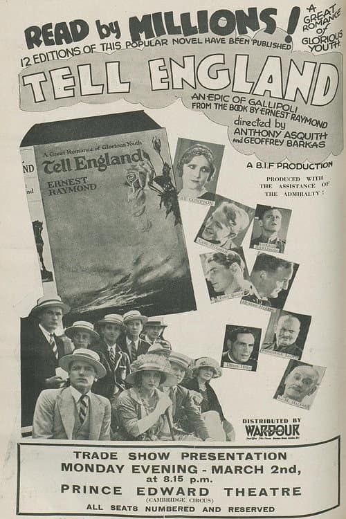 Tell England (1931) poster