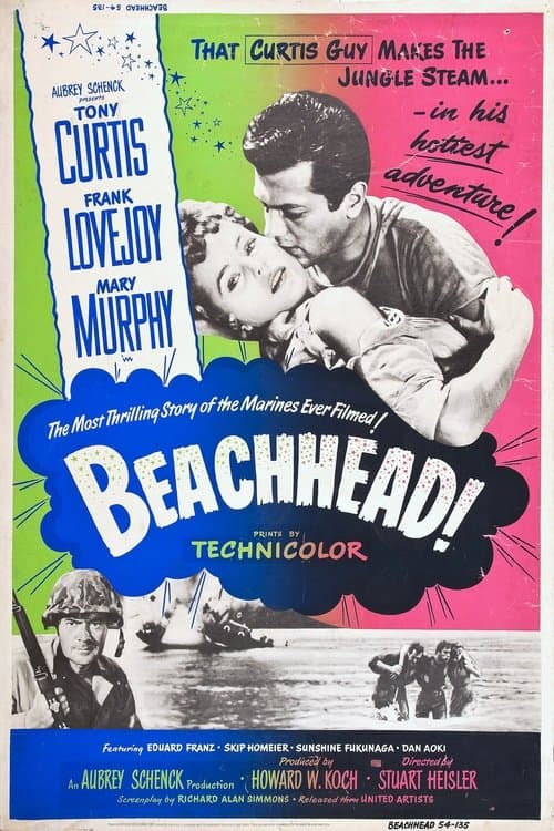 Beachhead (1954) poster