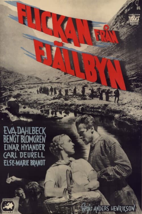 Flickan från fjällbyn poster