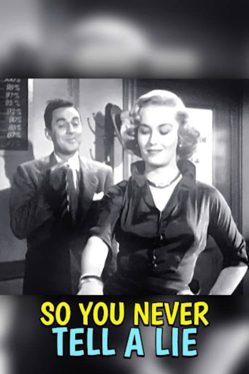 So You Never Tell a Lie poster