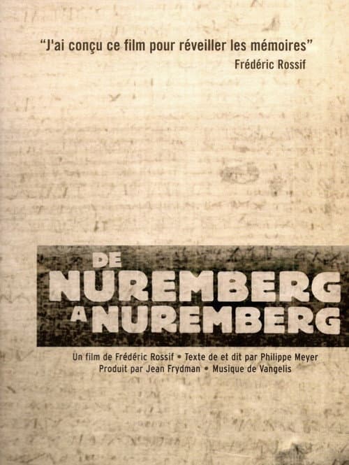 De Nuremberg à Nuremberg (1989) poster