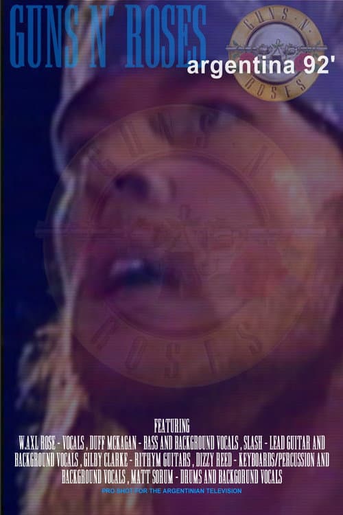 Guns N' Roses - Estadio River Plate - Buenos Aires, Argentina​ poster