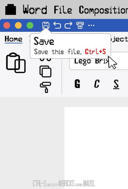 CTRL+S poster