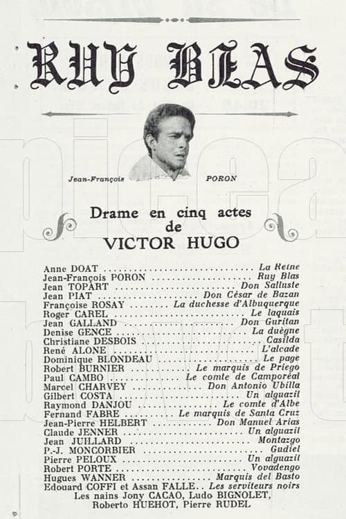 Ruy Blas (1965) poster