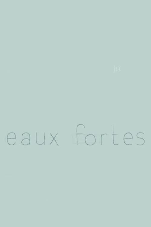 Eaux fortes poster