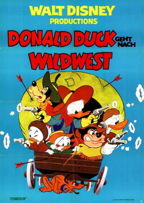 Donald Duck Goes West (1965) poster