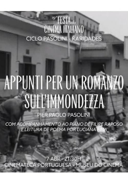 Appunti per un romanzo sull'immondezza poster