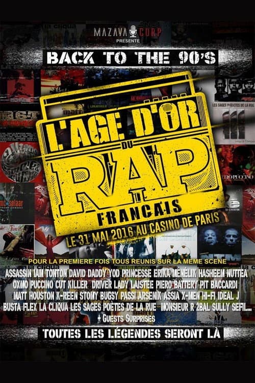 L'Âge d'Or du rap français (2016) poster