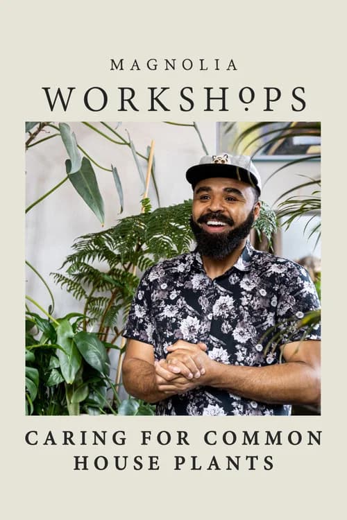 Magnolia Workshops: Caring for Common Houseplants poster