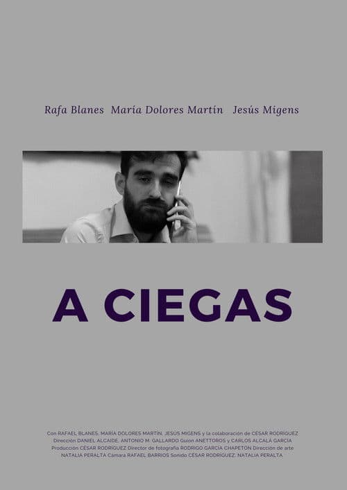 A ciegas poster