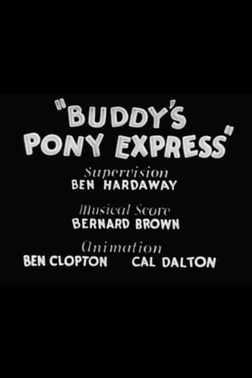 Buddy's Pony Express (1935) poster