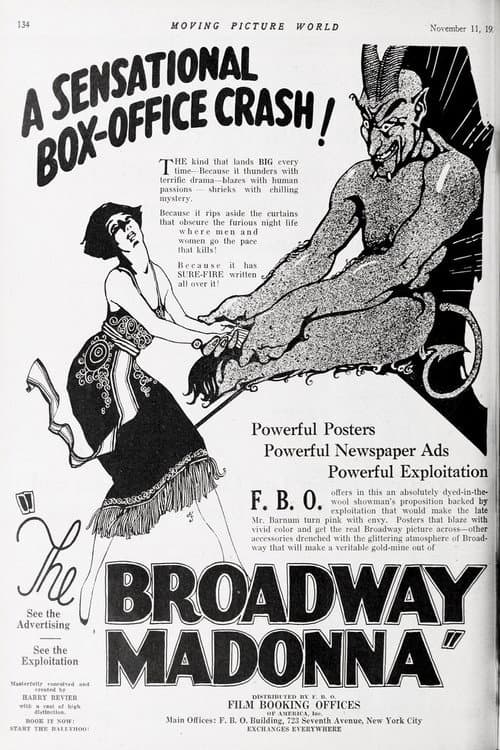 The Broadway Madonna poster