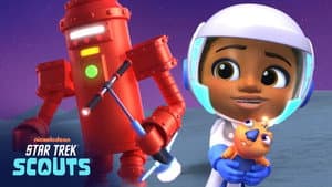 Star Trek Scouts Defeat ROBOTS on the Moon!
