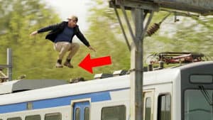 Moving Train Jump Test
