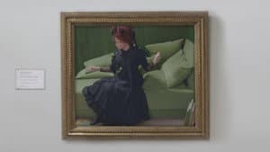 Young Decadent Woman After the Ball, Ramon Casas - The Big Party (2/3)