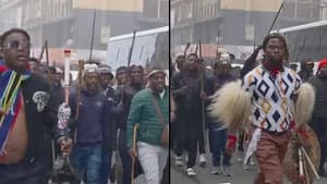 Marching Zulu Warriors - Tradition Used to Fuel Xenophobia