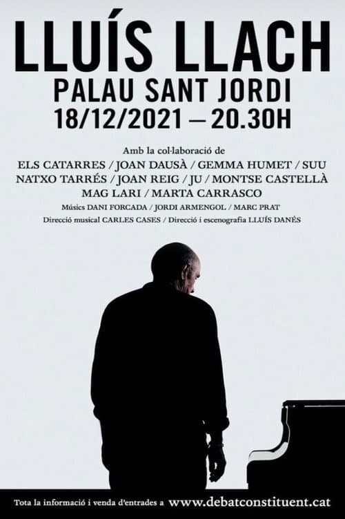 Concert LluÃs Llach (2021) poster
