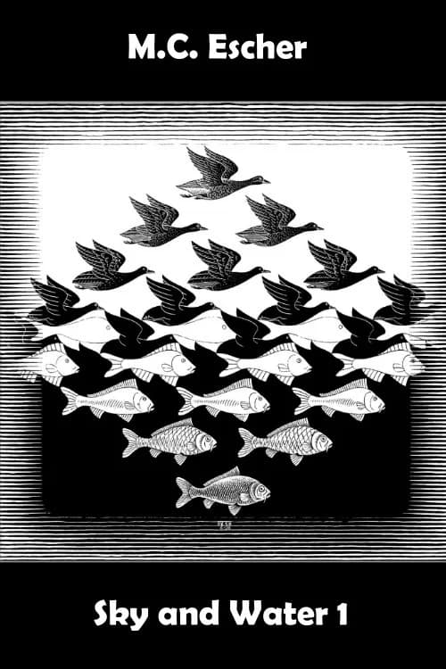 M.C. Escher: Sky and Water 1 poster