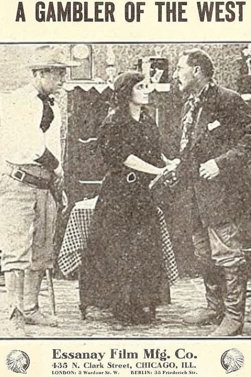 A Gambler of the West (1910) poster