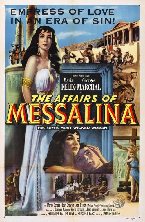 The Affairs of Messalina (1951) poster