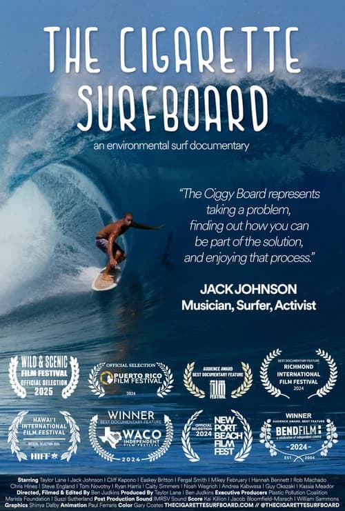 The Cigarette Surfboard poster