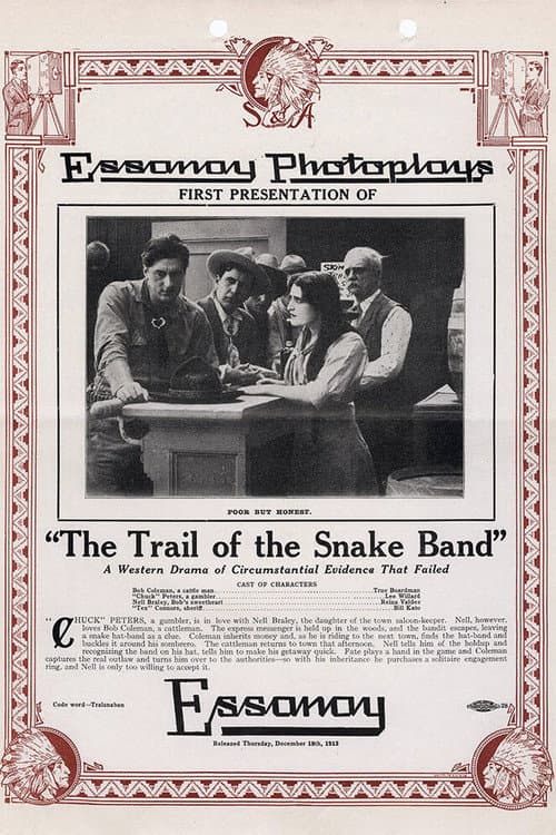 The Trail of the Snake Band (1913) poster