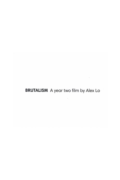 BRUTALISM (2020) poster