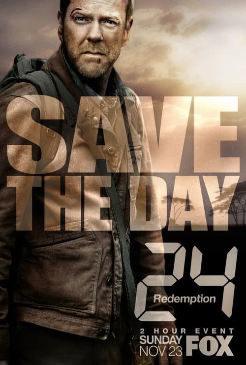 24: Redemption (2008) poster