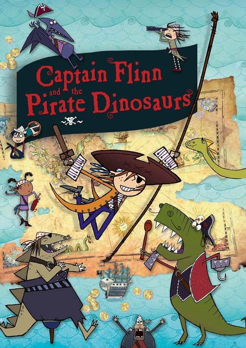Captain Flinn and the Pirate Dinosaurs (2015) poster