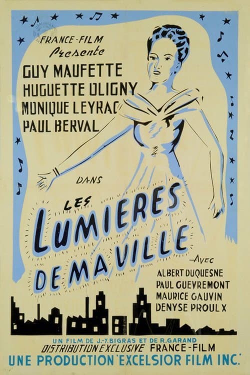 Les lumières de ma ville (1950) poster