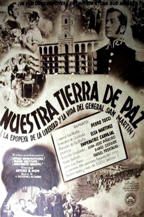 Nuestra tierra de paz poster
