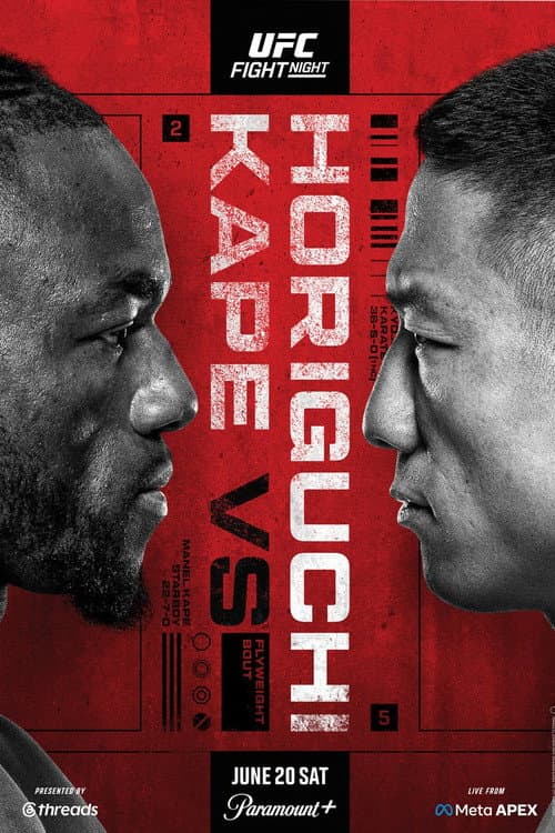 UFC Fight Night 279: Kape vs. Horiguchi (2026) poster