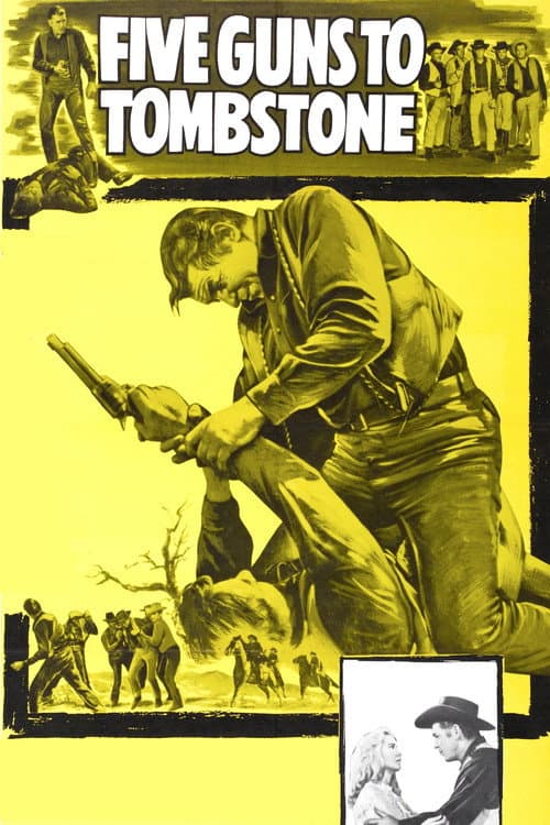 Five Guns to Tombstone (1961) poster